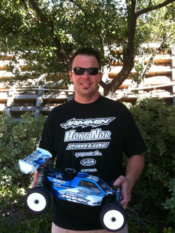 Chad Bradley on the way to the 2010 IFMAR Worlds